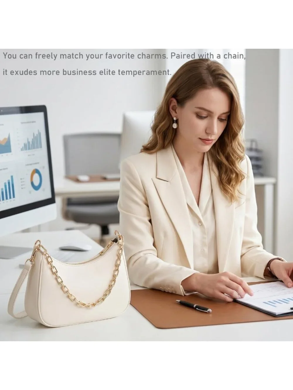 Cute Hobo Tote Shoulder Bag for Women, Mini Clutch Purse with Zipper Closure